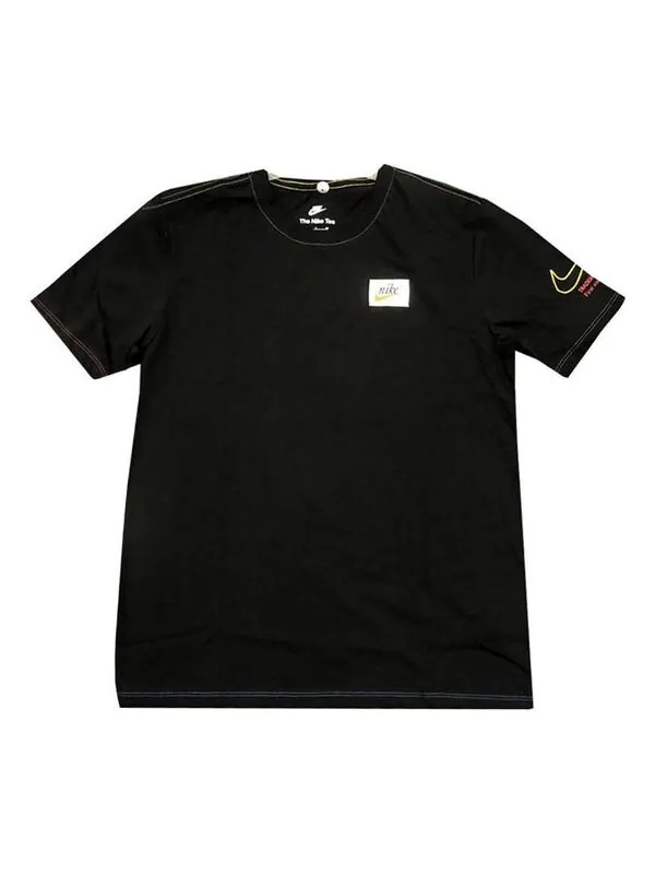 Футболка Nike Sportwear T-shirt 'Black' — изображение 1 из 4, черный