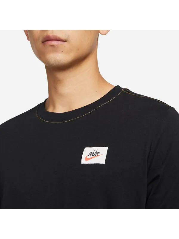 Футболка Nike Sportwear T-shirt 'Black' — изображение 2 из 4, черный