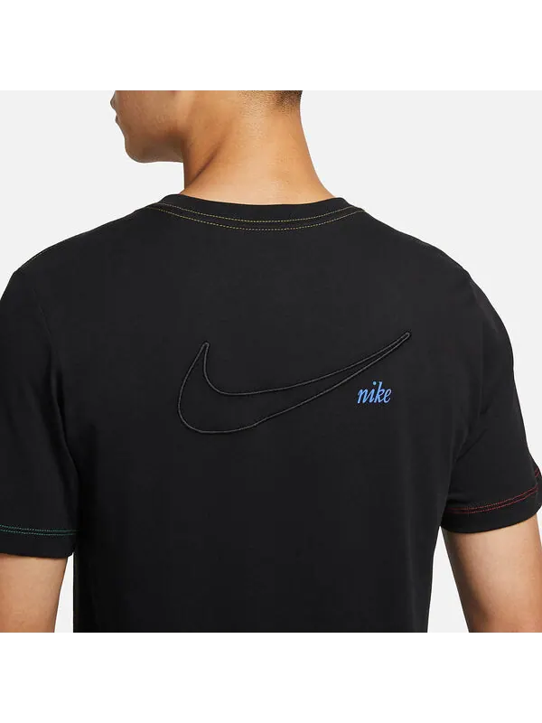 Футболка Nike Sportwear T-shirt 'Black' — изображение 4 из 4, черный