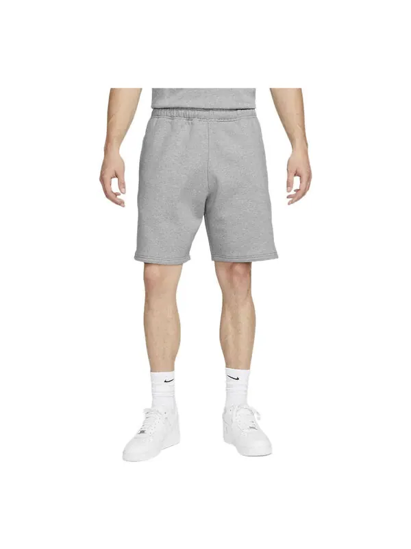 Шорты соло swoosh флисовые шорты Nike — изображение 1 из 4, темный серый/белый