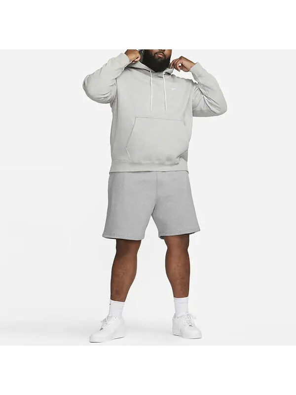 Шорты соло swoosh флисовые шорты Nike — изображение 3 из 4, темный серый/белый
