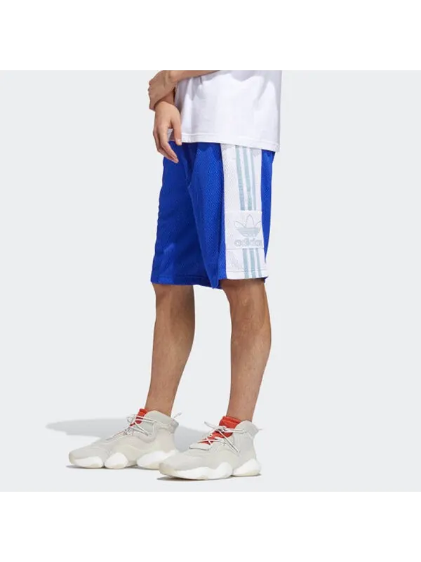Шорты men's originals mesh retro sports blue shorts Adidas — изображение 4 из 4, синий