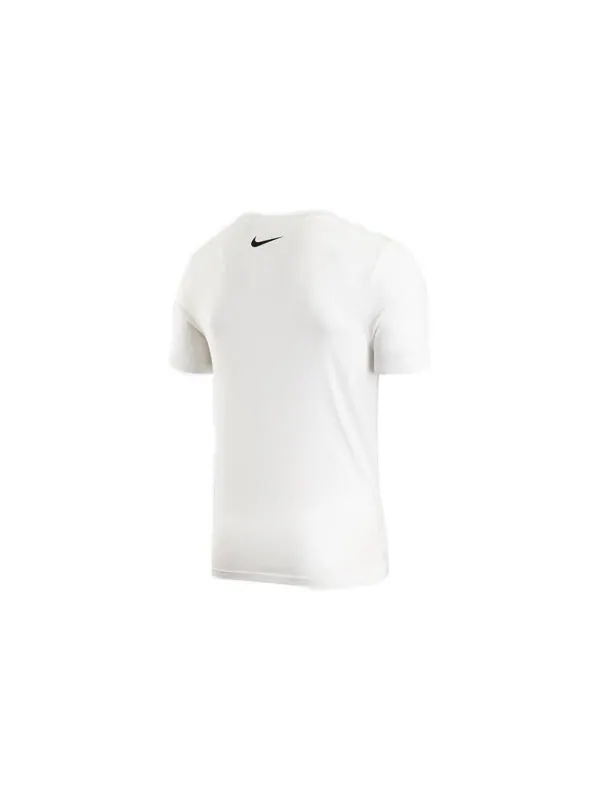 Футболка Men's Nike Printing Large Logo Casual Round Neck Short Sleeve White T-Shirt — изображение 2 из 3, мульти