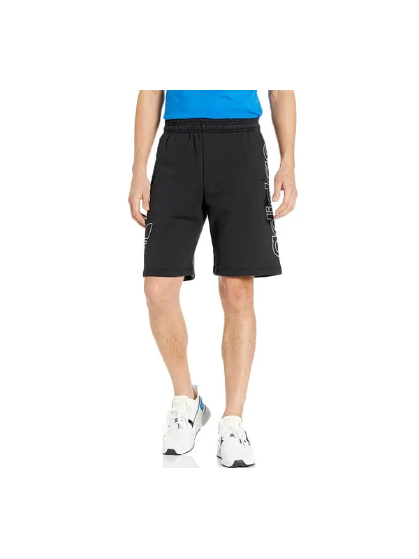 Шорты originals large logo printing sports shorts black Adidas — изображение 3 из 4, черный