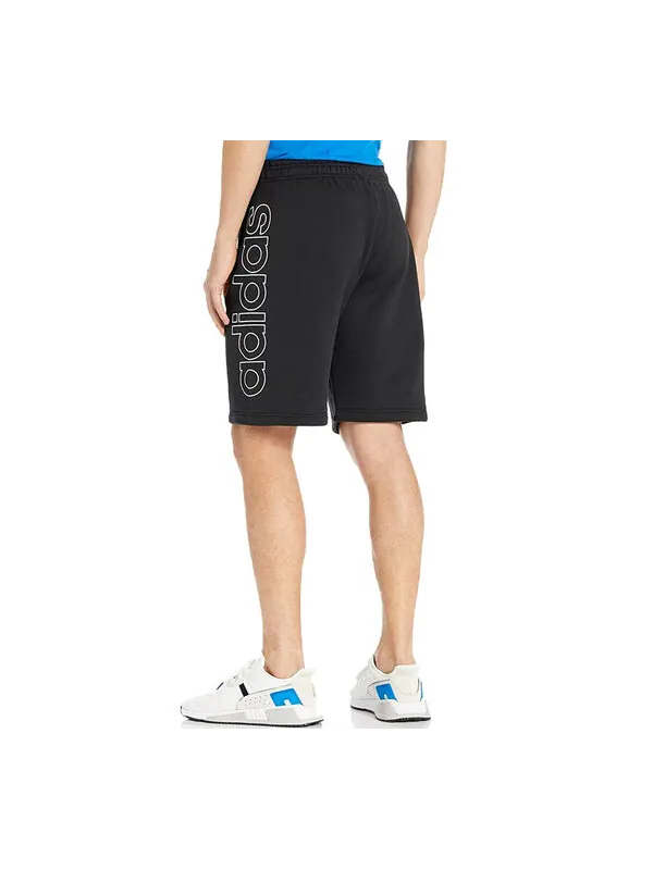 Шорты originals large logo printing sports shorts black Adidas — изображение 4 из 4, черный