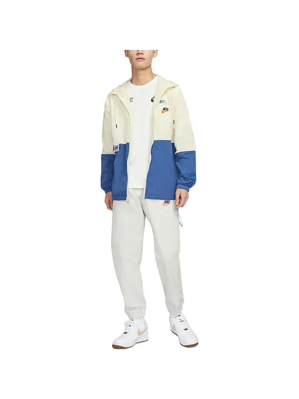 Куртка Men's Nike Sportswear Lightweight Back Printing Breathable Athleisure Casual Sports Woven — изображение 3 из 4, мульти