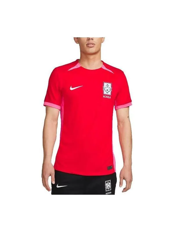 Футболка Корея 2023 стадион домашний футбольный свитер dri fit Nike — изображение 1 из 3, красный/мульти