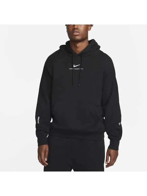 Толстовка Men's Nike x Drake Crossover NOCTA Series Minimalistic Logo Printing Basketball Sports — изображение 3 из 4, черный