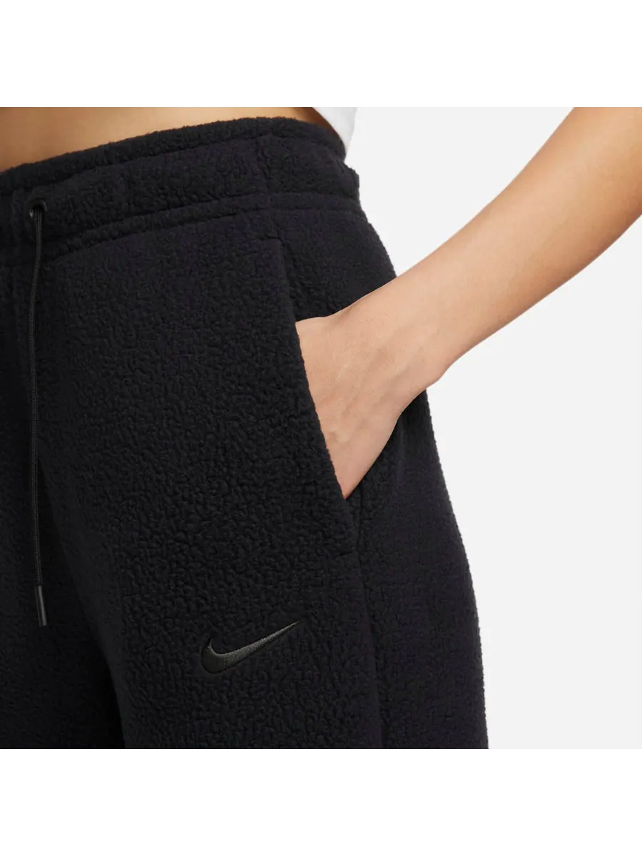 Спортивные брюки (WMNS) Nike Sportswear Plush Pants 'Black' — изображение 5 из 5, черный