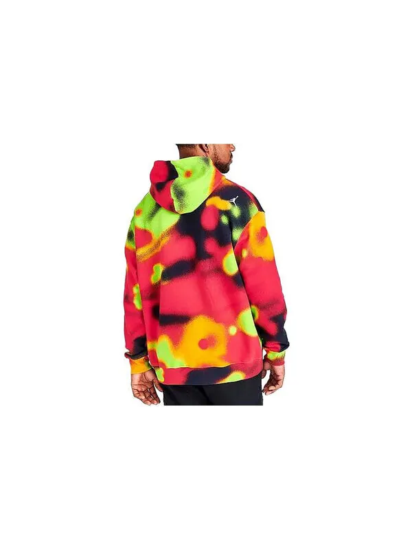 Толстовка Air Jordan Flight Mvp Fleece Hoodie 'Red Green' — изображение 2 из 3, мульти