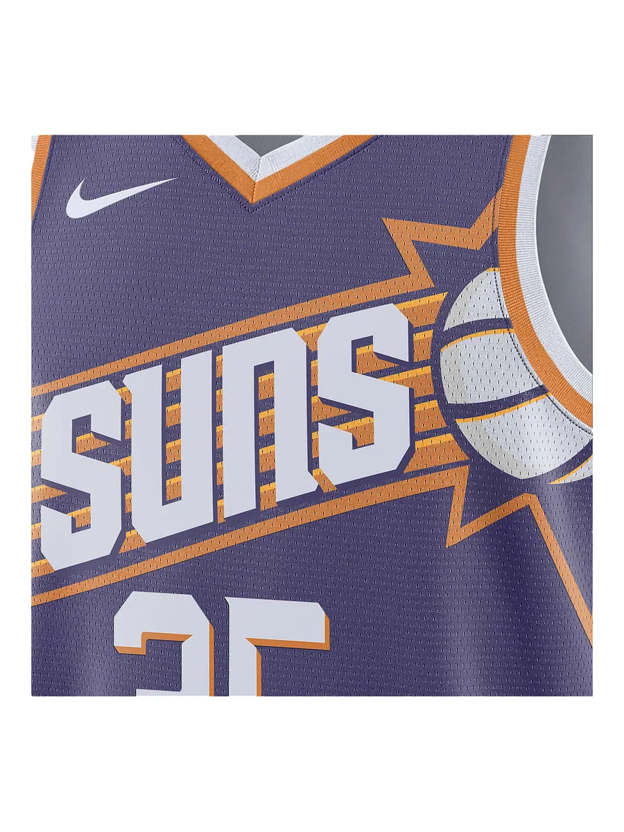 Джерси Nike Dri-FIT NBA Phoenix Suns 2023/24 Icon Edition Swingman Jersey 'Kevin Durant' — изображение 3 из 3, фиолетовый