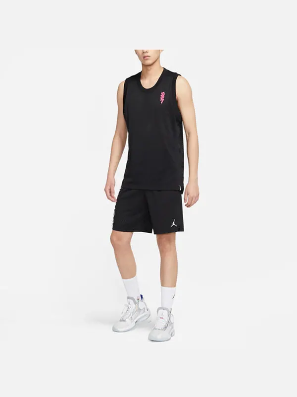 Шорты men's alphabet logo printing sports shorts black Air Jordan — изображение 2 из 4, мульти