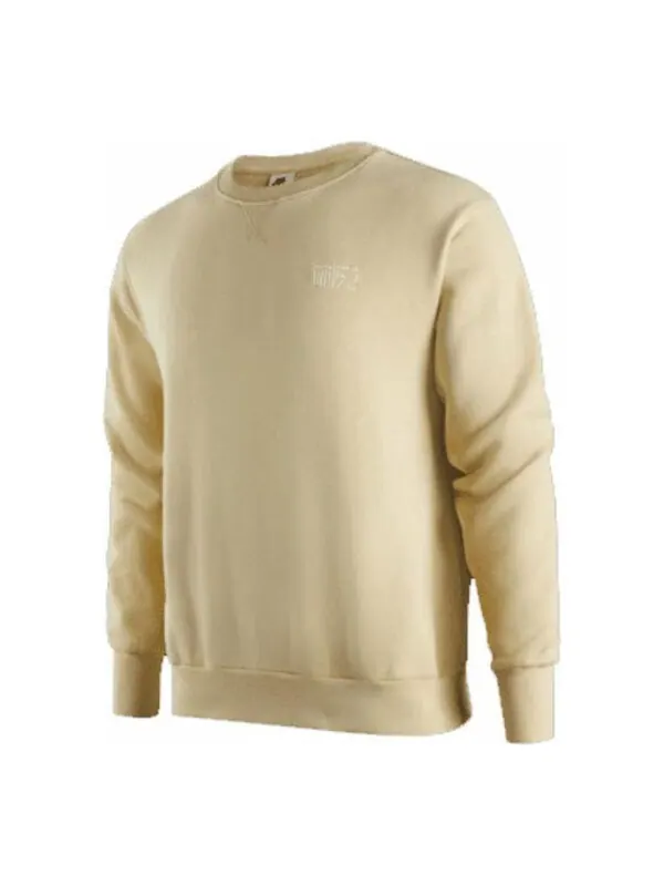 Толстовка Men's Nike NAI-KE Cha Nai-Ke Cha Series Solid Color Round Neck Pullover Sports Team Gold — изображение 1 из 4