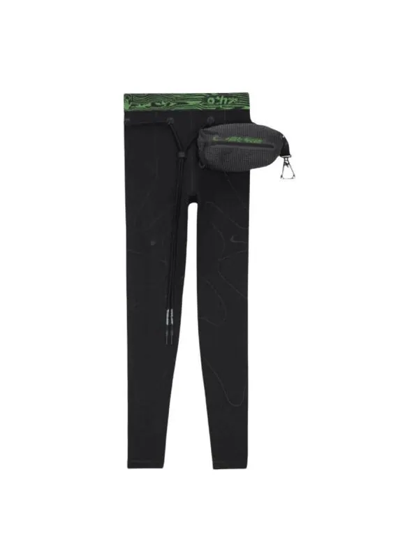 Леггинсы x off white mc tight Nike — изображение 1 из 3, черный