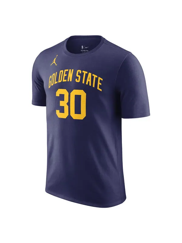 Футболка x nba golden state warriors statement edition футболка Air Jordan — изображение 2 из 2, темно-синий