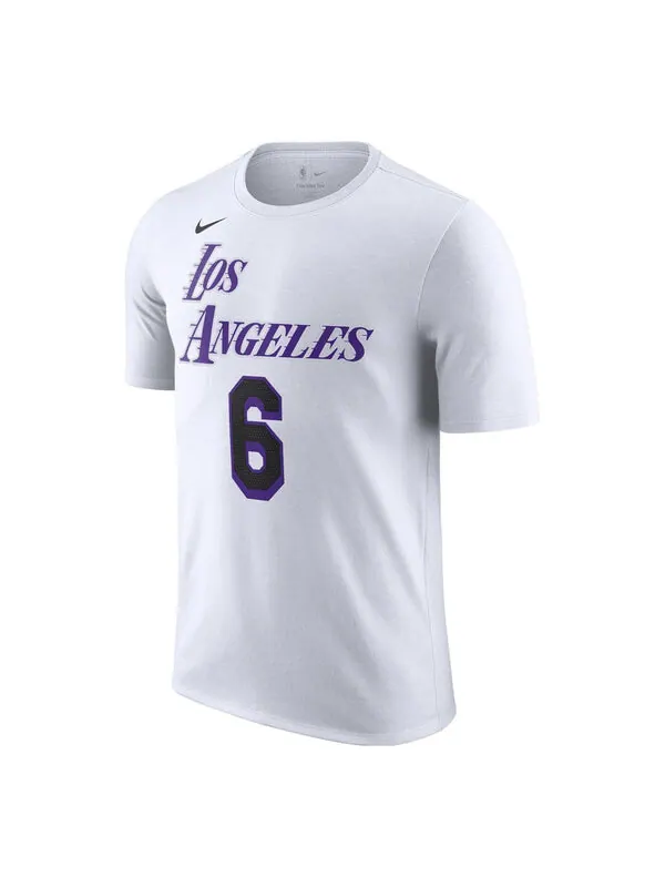 Футболка Nike x Nba Essential City Edition T-Shirt 'LeBron James 6' — изображение 1 из 2, белый/мульти