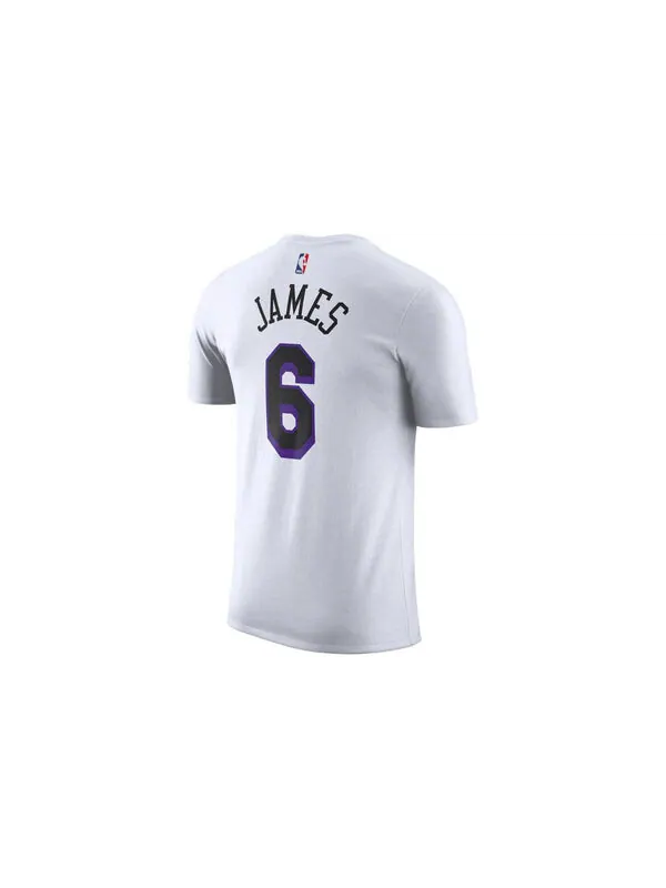 Футболка Nike x Nba Essential City Edition T-Shirt 'LeBron James 6' — изображение 2 из 2, белый/мульти