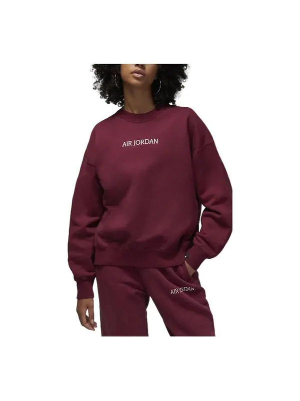 Свитер worldmark crewneck sweatshirt 'red' Air Jordan — изображение 1 из 2, красный
