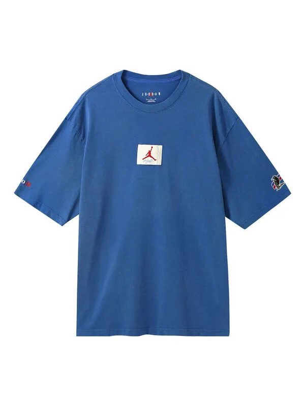 Футболка Air Jordan x Two18 Logo Tee 'Blue' — изображение 1 из 4, красный