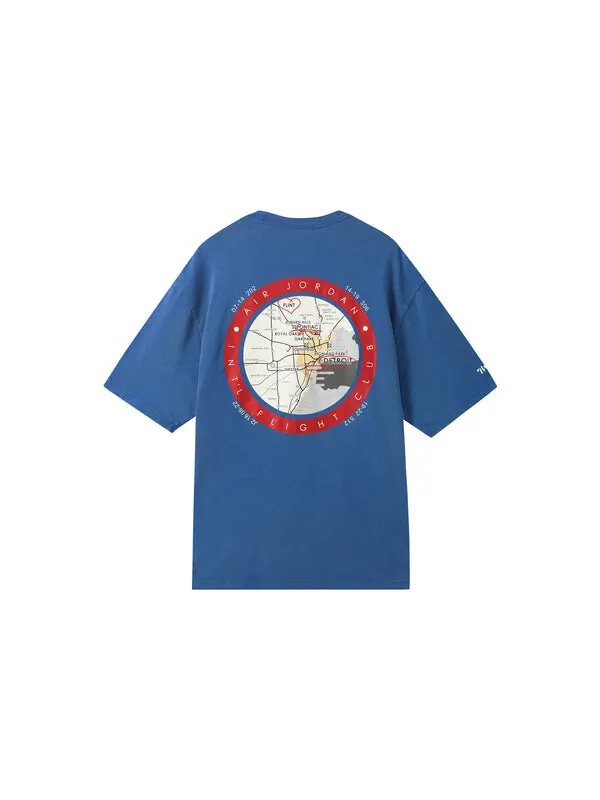 Футболка Air Jordan x Two18 Logo Tee 'Blue' — изображение 2 из 4, красный