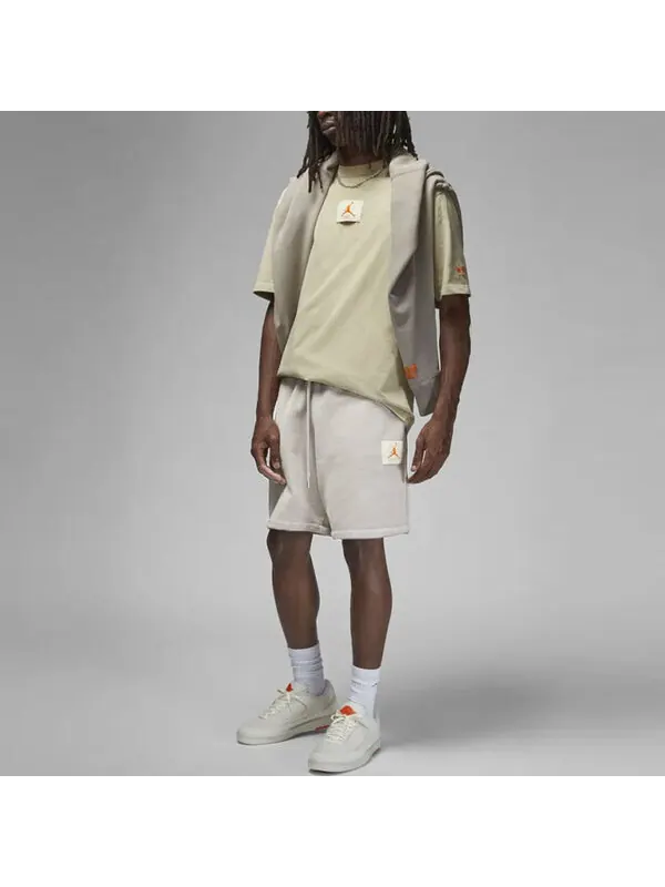 Шорты x шорты с логотипом Shelflife Air Jordan — изображение 2 из 3, бежевый/мульти