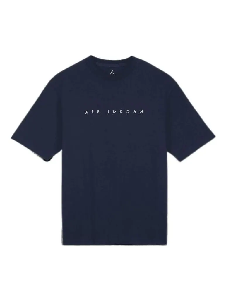 Футболка Air Jordan x Union T-Shirt 'College Navy Coconut Milk' — изображение 1 из 2, темно-синий