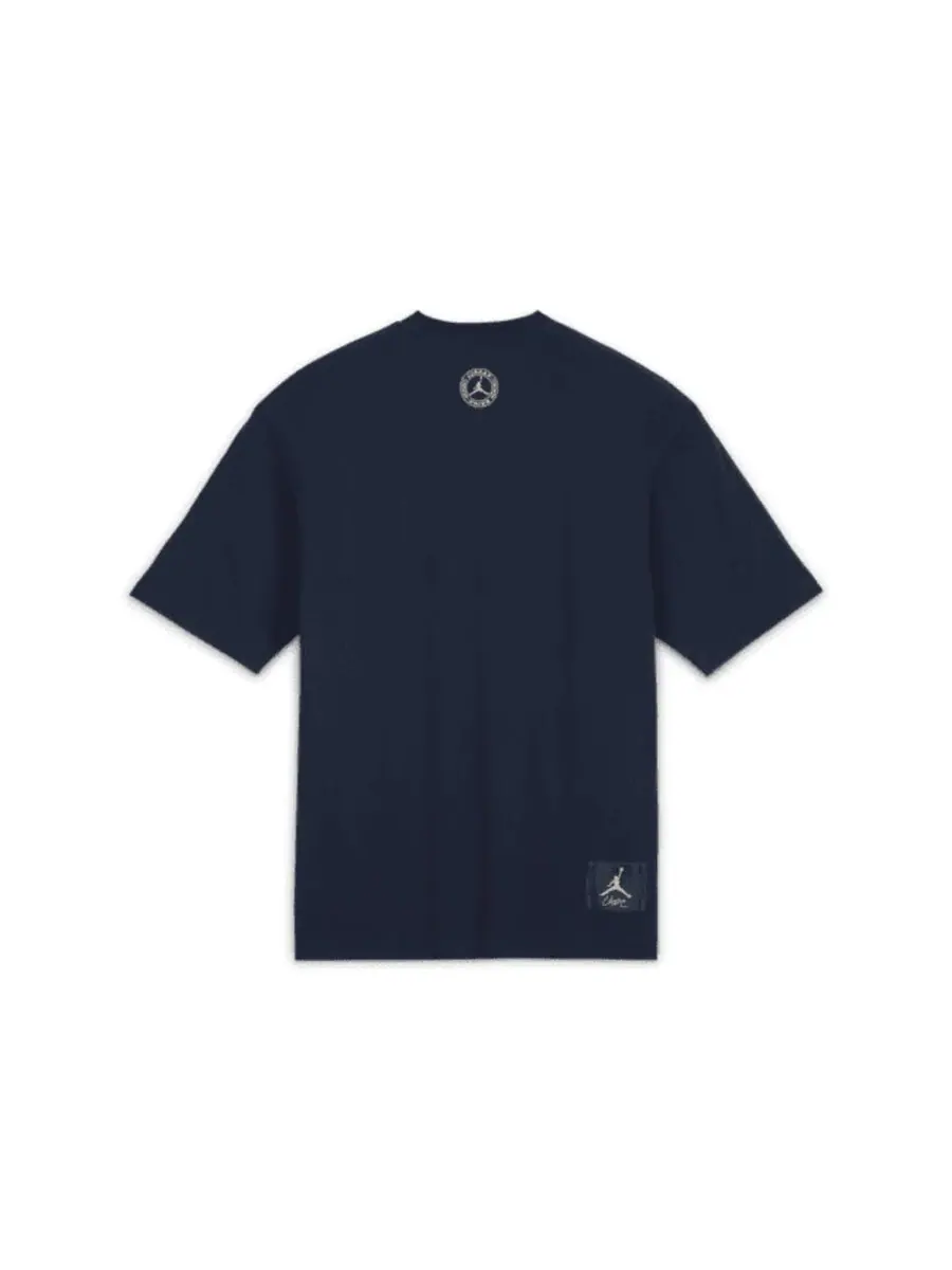 Футболка Air Jordan x Union T-Shirt 'College Navy Coconut Milk' — изображение 2 из 2, темно-синий