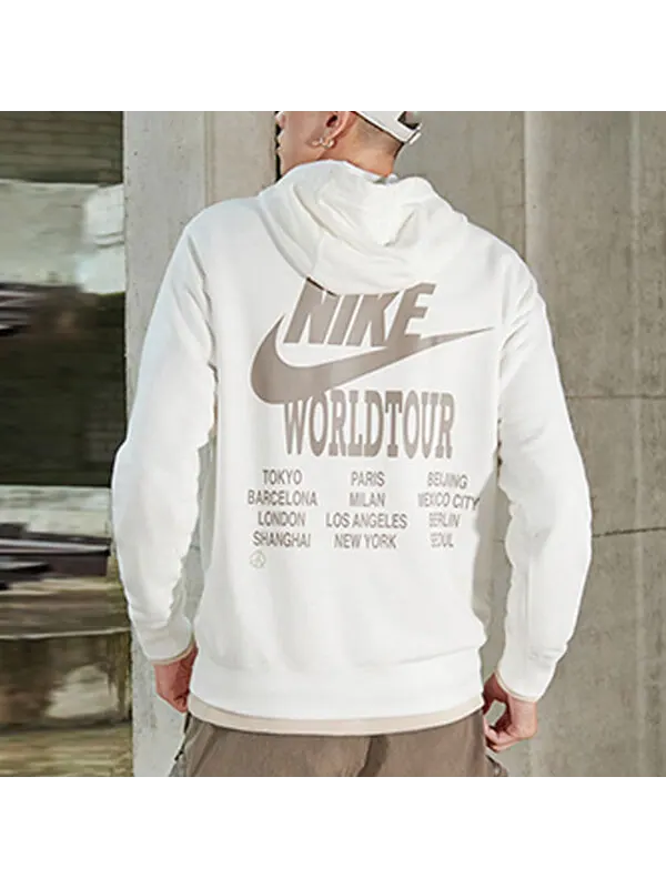 Толстовка Nike Sportswear NSW Casual Sports Pullover Autumn Sail White — изображение 4 из 4, мульти