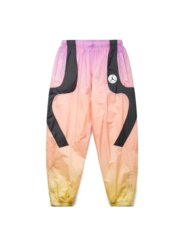 Спортивные штаны Air Jordan x DJ Khaled Logo 'Violet Star Bicycle Yellow Black' — изображение 1 из 4