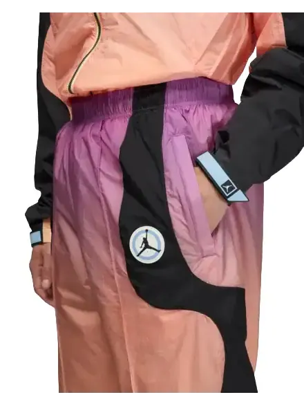 Спортивные штаны Air Jordan x DJ Khaled Logo 'Violet Star Bicycle Yellow Black' — изображение 3 из 4