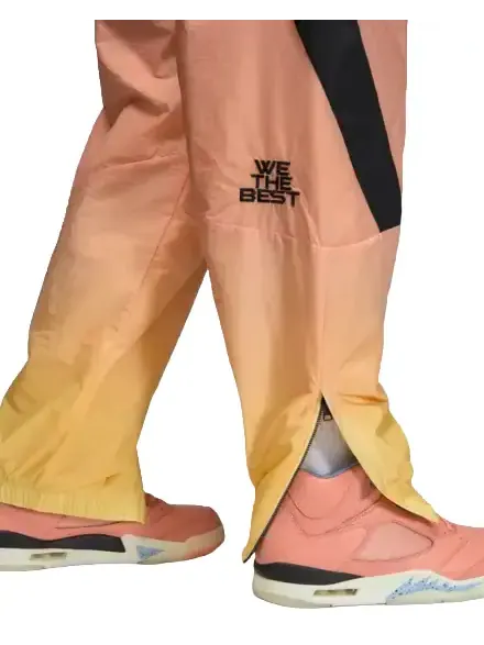 Спортивные штаны Air Jordan x DJ Khaled Logo 'Violet Star Bicycle Yellow Black' — изображение 4 из 4