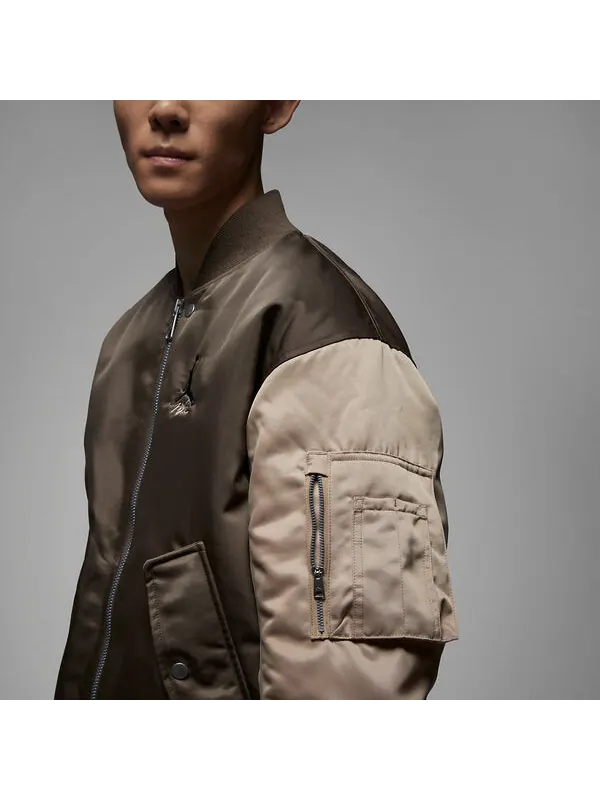 Куртка Air Jordan Essentials Renegade Jacket 'Tan' — изображение 3 из 4, бежевый