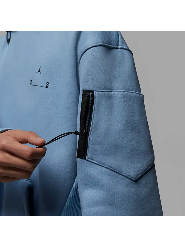 Толстовка Air Jordan 23 Engineered Hoodie 'Blue' — изображение 2 из 4, синий/мульти-/красный