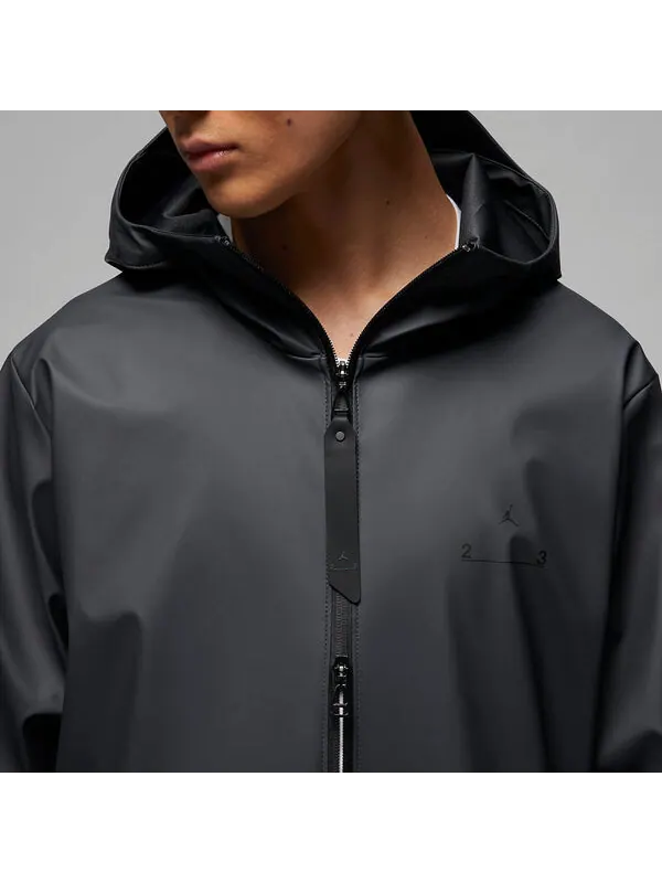 Куртка Air Jordan Water-repellent Windbreaker Jacket 'Black' — изображение 3 из 4, черный