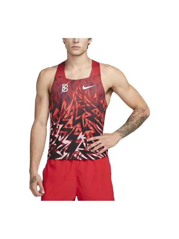 Майка Nike AeroSwift BTC Running Vest 'Red' — изображение 1 из 3, красный/мульти