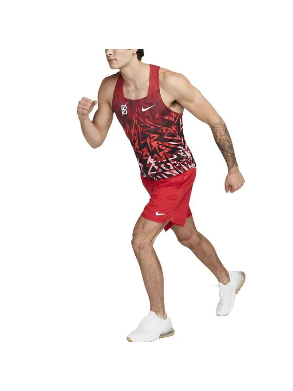 Майка Nike AeroSwift BTC Running Vest 'Red' — изображение 3 из 3, красный/мульти