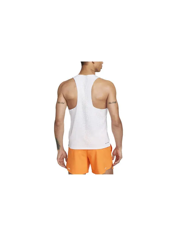 Майка Nike AeroSwift NN Running Singlet 'White Orange' — изображение 2 из 3, белый/мульти