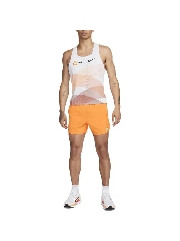 Майка Nike AeroSwift NN Running Singlet 'White Orange' — изображение 3 из 3, белый/мульти