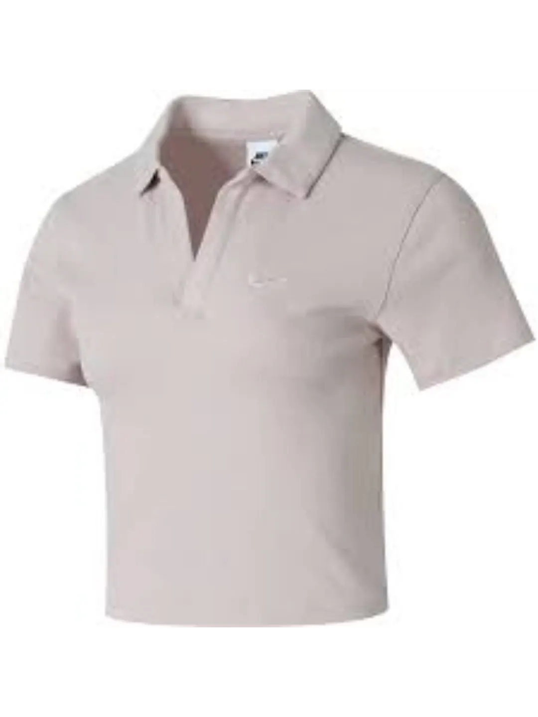 Спортивный топ (WMNS) Nike Essential Polo Crop Top 'Pink' DV7885-019 — изображение 1 из 2, розовый