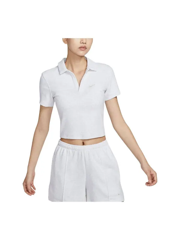 Рубашка поло sportswear essential polo shirt asia sizing 'white' Nike — изображение 1 из 2, белый