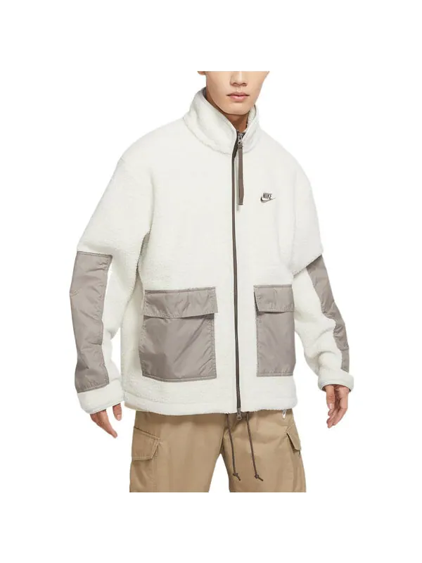 Куртка Nike Utility Fleece — изображение 2 из 3, белый