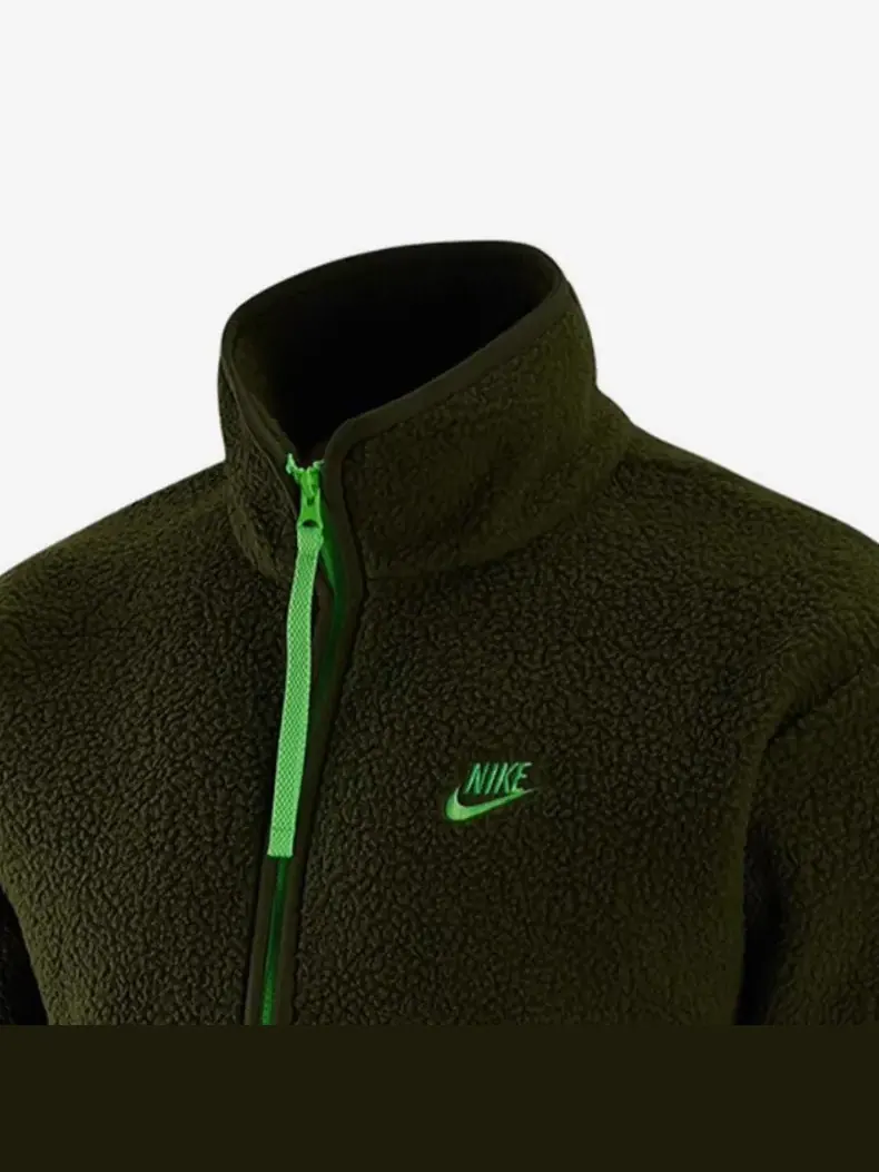 Куртка Nike Utility Fleece — изображение 2 из 3, зеленый