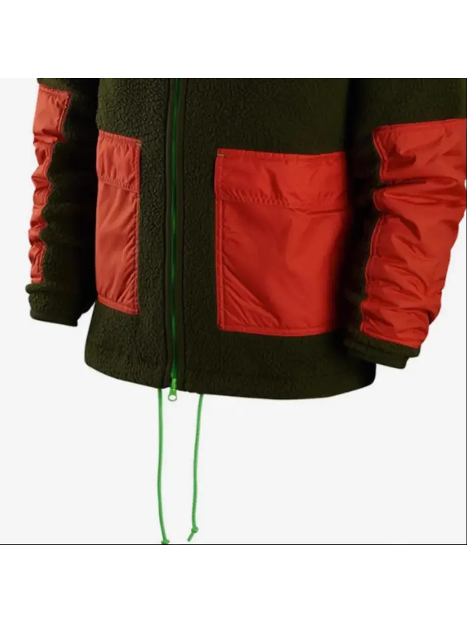 Куртка Nike Utility Fleece — изображение 3 из 3, зеленый