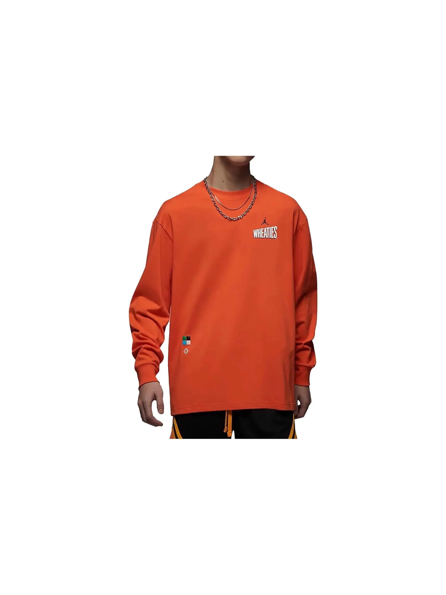 Спортивный топ Air Jordan Wheaties Flight MVP 85 Top 'Rush Orange' DV8429-817 — изображение 2 из 3, оранжевый