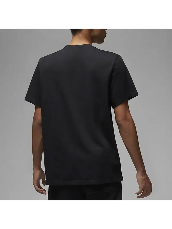 Футболка Air Jordan OK Logo T-Shirt 'Black' — изображение 3 из 3, черный/мульти