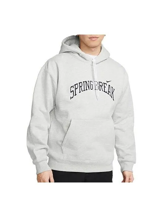 Толстовка Nike SpringBreaker Logo Hoodie 'Grey' — изображение 1 из 3, серый/мульти