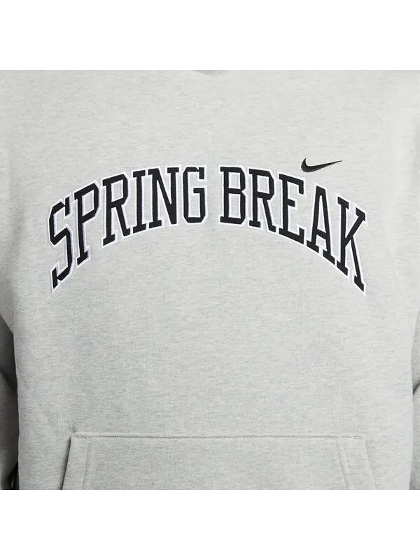 Толстовка Nike SpringBreaker Logo Hoodie 'Grey' — изображение 2 из 3, серый/мульти