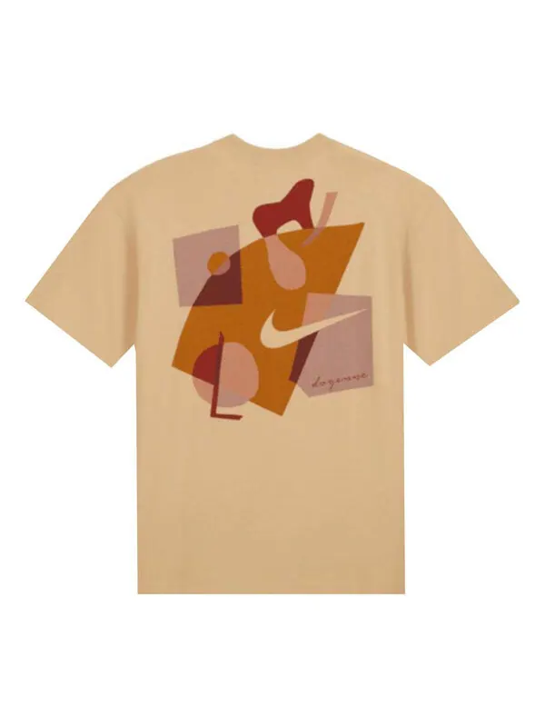 Футболка sb x doyenne Nike — изображение 1 из 4, хаки/оранжевый/розовый