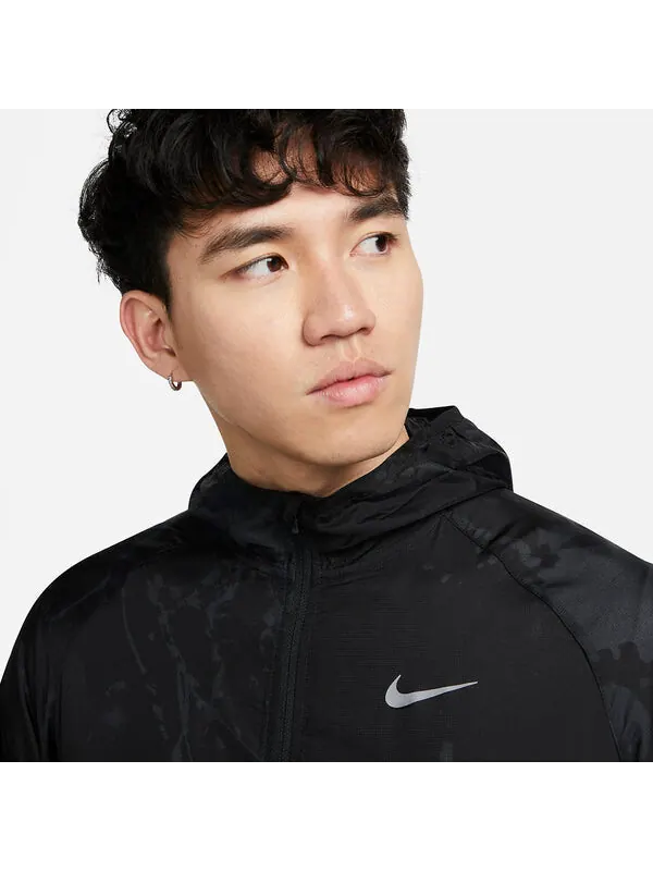 Куртка Nike Repel Run Division Running Jacket 'Black' — изображение 2 из 4, черный/мульти
