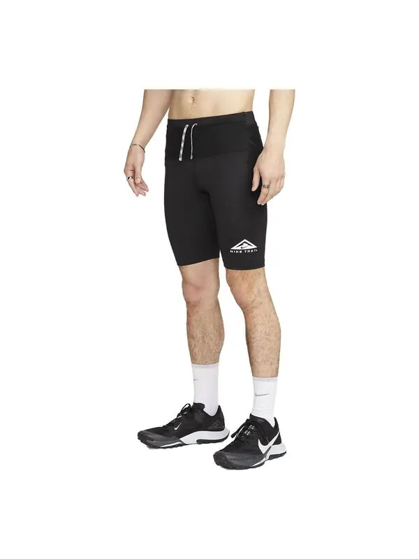 Шорты для бега по пересеченной местности Dri Fit Lava Loops 1 2 длины Nike — изображение 1 из 4, черный